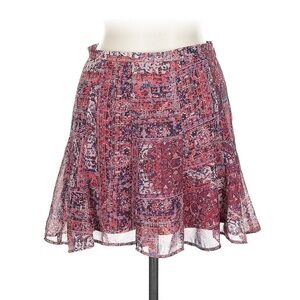 Show Me Your MuMu Pink and Purple Mini Skirt Size Large